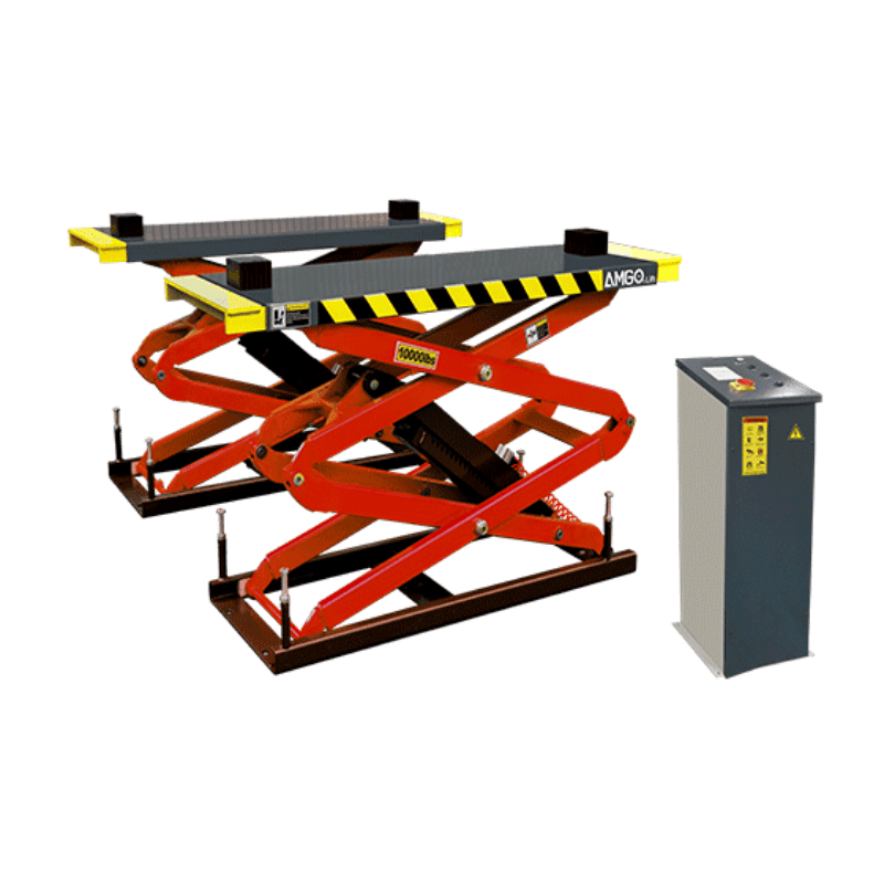 AMGO-XL-10F-10000lb-Flush-Mount-Full-Rise-Scissors-Lift.png AMGO XL-10F 10000lb Flush Mount Full Rise Scissors Lift - Image 1