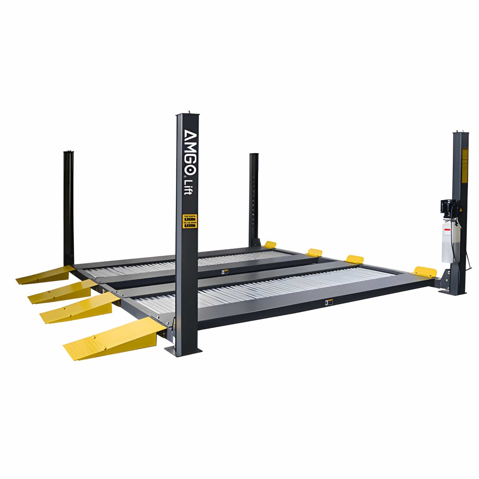 amgo-409-dp-hero.jpg AMGO 409-DP 9,000 lbs Double Parking 4 Post Lift - Image 1
