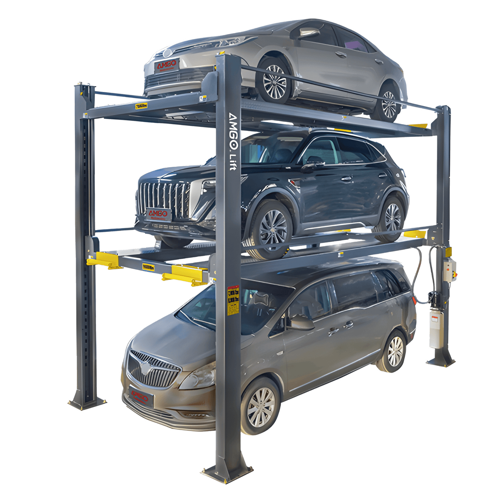 amgo-4097x-hero-1.png AMGO 4097X 9,000 lbs Triple Parking lifts - Image 1
