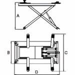 AMGO MR06 6,000 lbs Portable Scissor Lift - Image 7