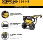 DEWALT 3600 PSI 2.5 GPM Gas Pressure Washer - Image 2