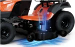 Heavy-Duty Orange Riding Lawn Mower Tractor Machine - Image 2